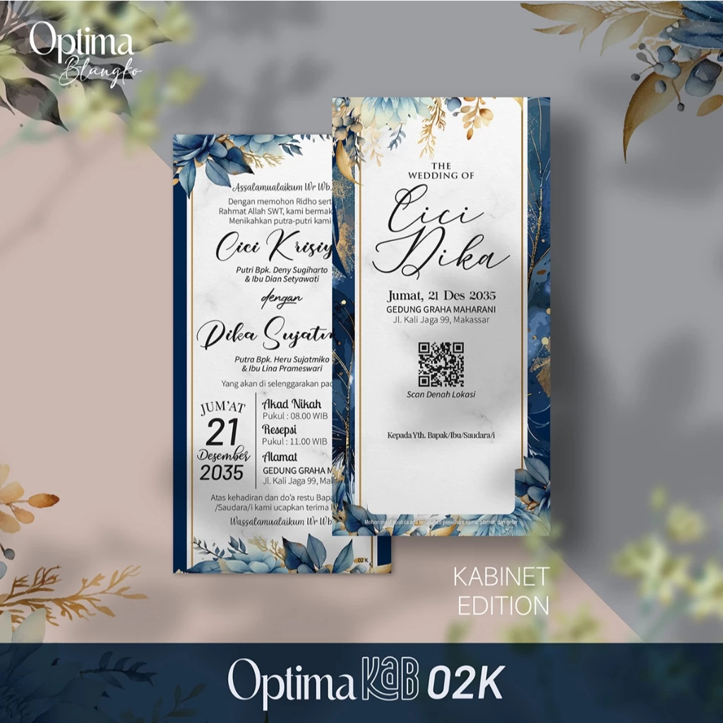 undangan Nikah Kabinet orang tua - Gambar 8