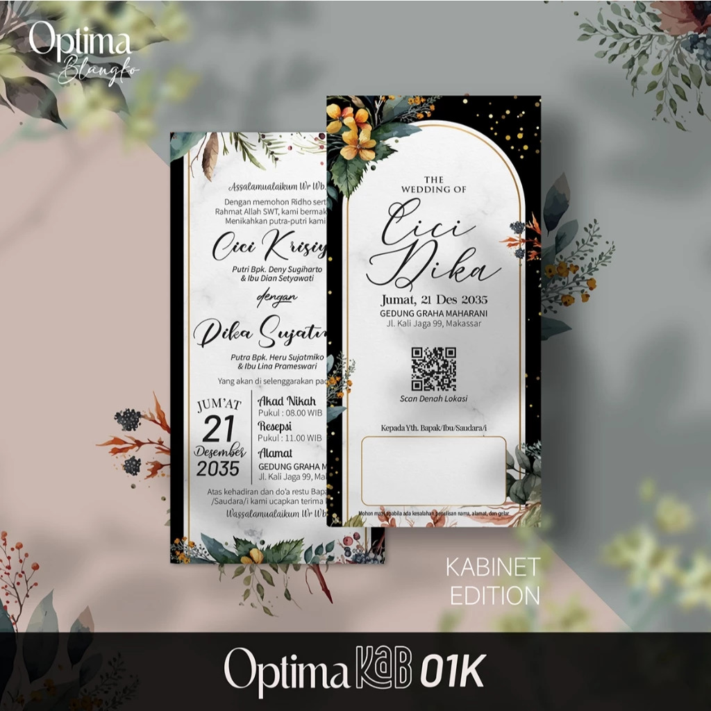 undangan Nikah Kabinet orang tua - Gambar 7