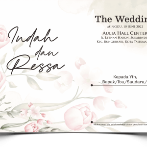 Promo Spesial Undangan Watercolor 15: Elegan, Minimalis, & Budget Friendly