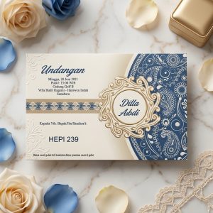 Cetak Undangan Pernikahan Hepi 239 - Undangan Jadi Murah & Elegan