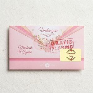Cetak Undangan Pernikahan Hepi 24.033 (Hepi 243) - Undangan Jadi Siap Pakai