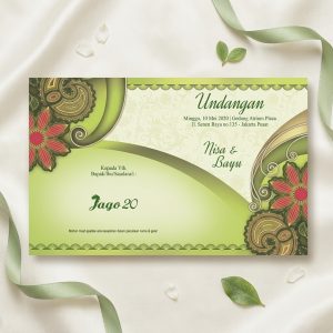 Cetak Undangan Pernikahan Jago 20 Murah - Siap Pakai & Gratis Desain
