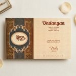 Cetak Undangan Pernikahan Maliq 25 Murah & Elegan (Siap Pakai)